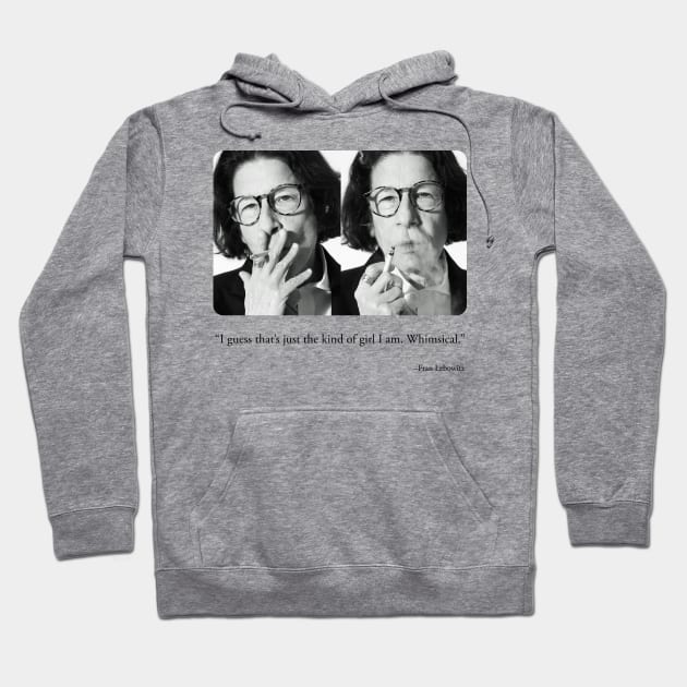 Curmudgeonly Fran Lebowitz Quote Hoodie by akastardust